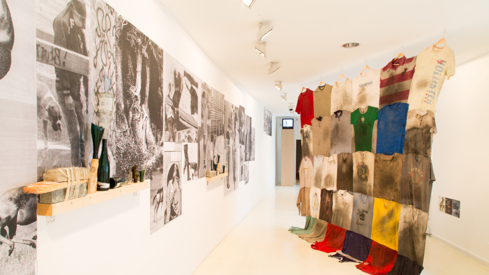 Installationsansicht, Stadtgalerie Saarbrücken, Gianfranco Foschino, Moris, Foto: Kuschnir Installationsansicht Gianfranco Foschino/ Moris