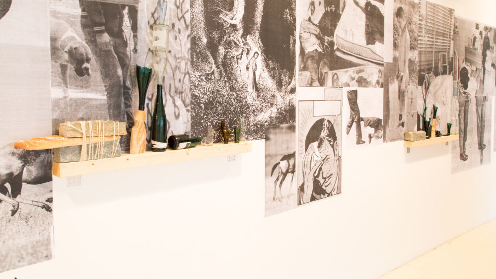 Installationsansicht, Stadtgalerie Saarbrücken, Gianfranco Foschino, Moris, Foto: Kuschnir Installationsansicht Gianfranco Foschino/ Moris