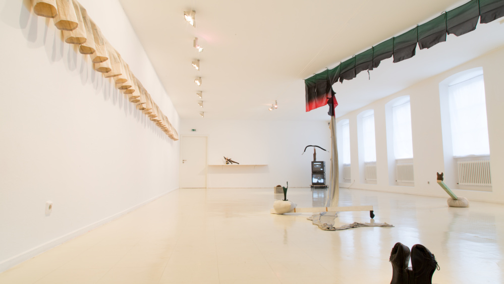 Installationsansicht, Stadtgalerie Saarbrücken, Gianfranco Foschino, Moris, Foto: Kuschnir Installationsansicht Gianfranco Foschino/ Moris