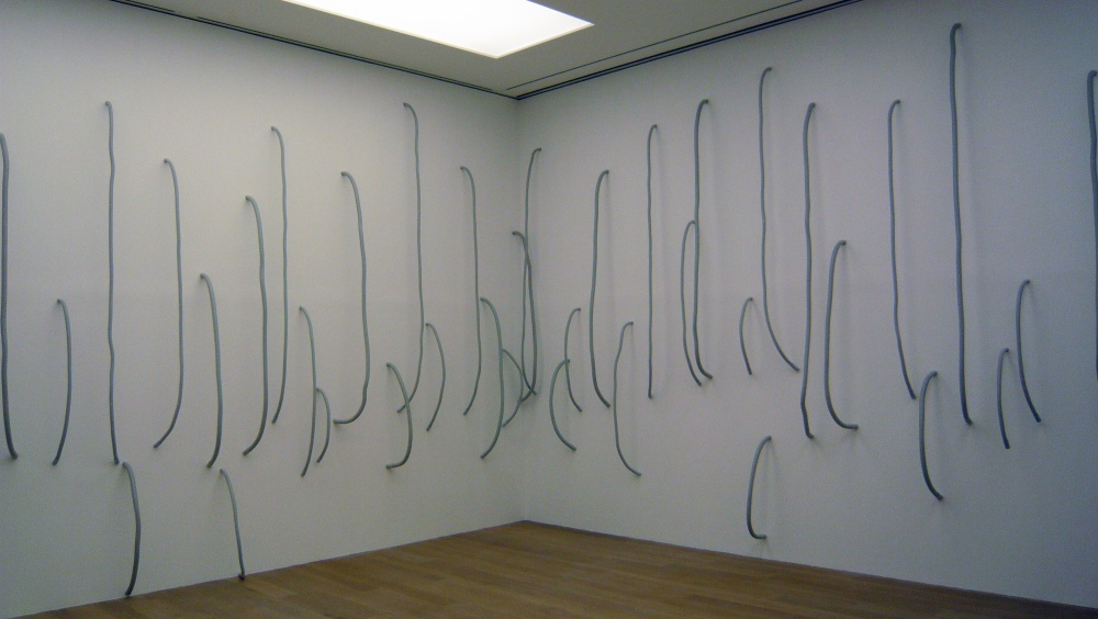 Heribert Friedl, library, Stift Admont Installationsansicht