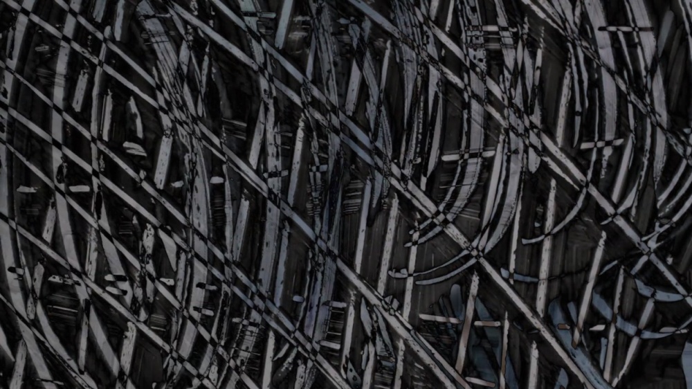 Takehito Koganezawa, paint it black and erase, Videostill Installationsansicht