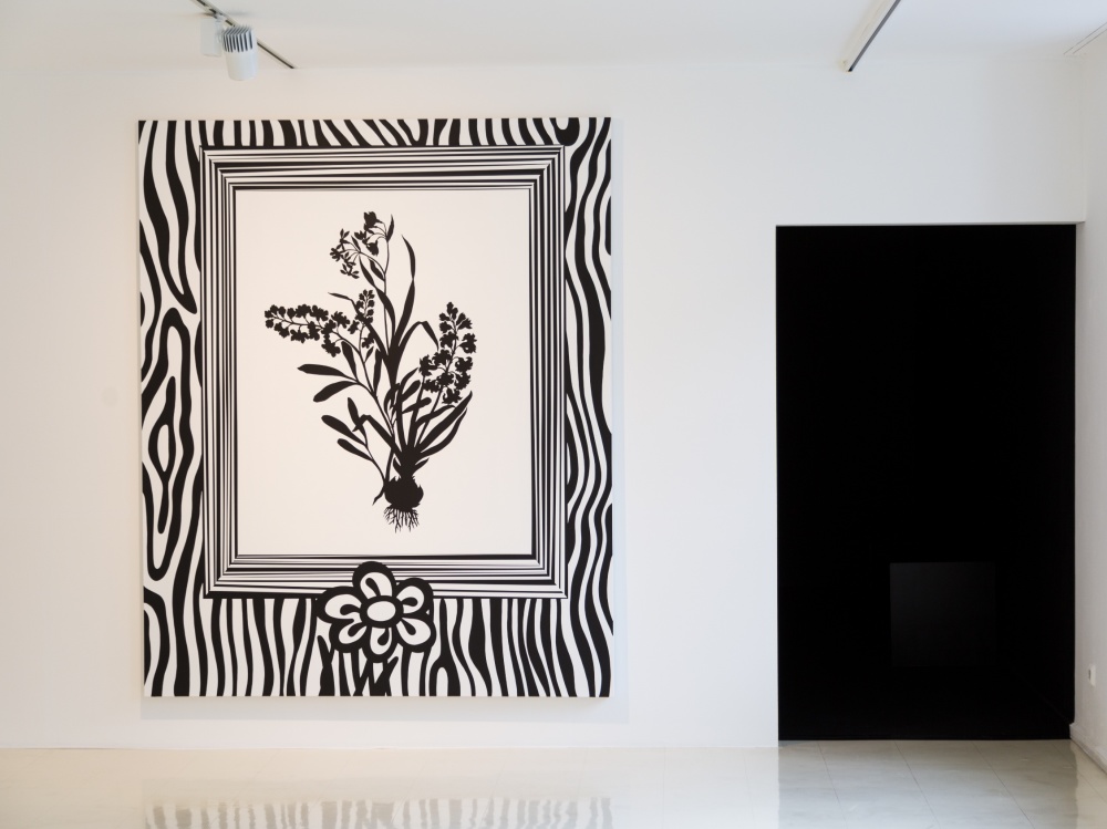 Paul Morrison, Black Grass, Installationsansicht Stadtgalerie Saarbrücken, Foto Anton Minayev Paul Morrison, Black Grass, Installationsansicht Stadtgalerie Saarbrücken, Foto Anton Minayev