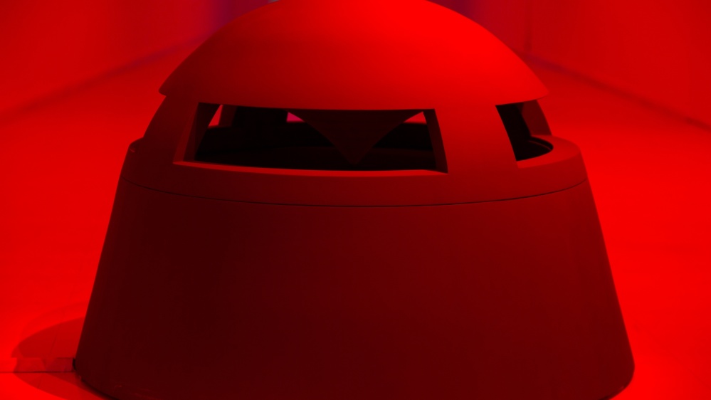 Francois Martig, "Zone Rouge", 2008-2017, Sound Installation, Detailansicht, Stadtgalerie Saarbrücken, Foto Anton Minayev Francois Martig, "Zone Rouge", 2008-2017, Sound Installation, Detailansicht, Stadtgalerie Saarbrücken, Foto Anton Minayev
