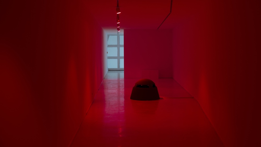 Francois Martig, "Zone Rouge", 2008-2017, Sound Installation, Installationsansicht Stadtgalerie Saarbrücken, Foto Anton Minayev Francois Martig, "Zone Rouge", 2008-2017, Sound Installation, Installationsansicht Stadtgalerie Saarbrücken, Foto Anton Minayev