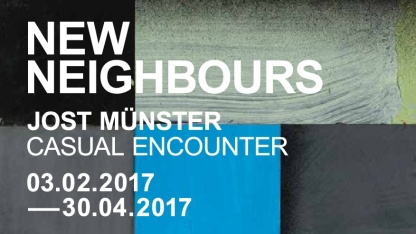 Jost Münster, Casual Encounter, 2017, Einladungskarte Stadtgalerie Saarbrücken Jost Münster, Casual Encounter, 2017, Einladungskarte Stadtgalerie Saarbrücken