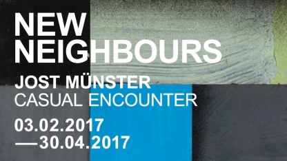 Jost Münster, Casual Encounter, 2017, Einladungskarte Stadtgalerie Saarbrücken Jost Münster, Casual Encounter, 2017, Einladungskarte Stadtgalerie Saarbrücken
