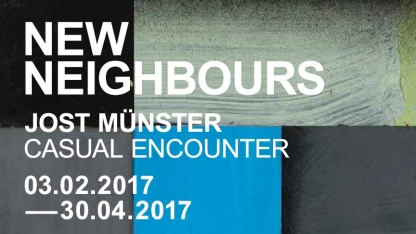 Jost Münster, Casual Encounter, 2017, Einladungskarte Stadtgalerie Saarbrücken Jost Münster, Casual Encounter, 2017, Einladungskarte Stadtgalerie Saarbrücken