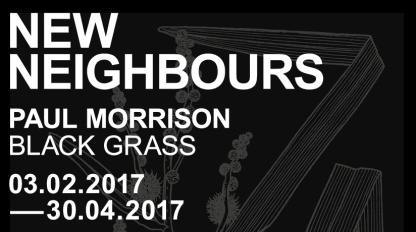 Paul Morrison, Black Grass, 2017, Einladungskarte Stadtgalerie Saarbrücken Paul Morrison, Black Grass, 2017, Einladungskarte Stadtgalerie Saarbrücken