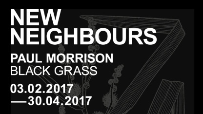 Paul Morrison, Black Grass, 2017, Einladungskarte Stadtgalerie Saarbrücken Paul Morrison, Black Grass, 2017, Einladungskarte Stadtgalerie Saarbrücken
