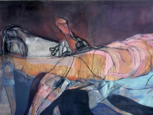 Eunice Golden, Purple Sky, 1969, Öl auf Leinwand, 48 x 72 cm, © Eunice Golden Eunice Golden, Purple Sky, 1969, Öl auf Leinwand, 48 x 72 cm, © Eunice Golden
