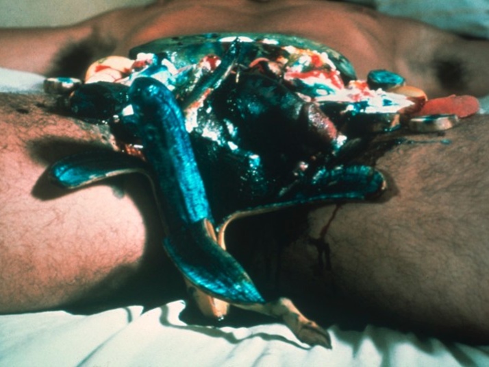 Eunice Golden, "blue bananas and other meats", video Eunice Golden, "blue bananas and other meats", video
