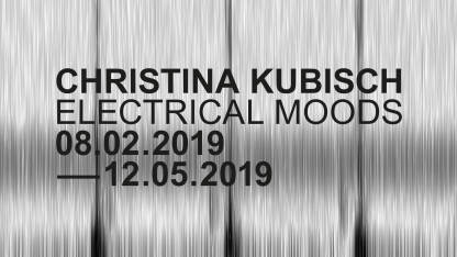 Christina Kubisch, Electrical Moods, Ausstellungsbanner: Stadtgalerie Saarbrücken Christina Kubisch, Electrical Moods, Ausstellungsbanner: Stadtgalerie Saarbrücken