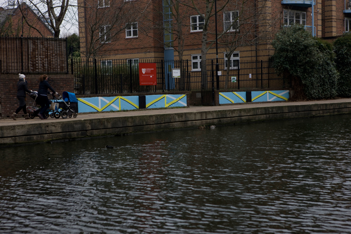 MURAL 1, Regents Canal, London, 2017 - © Caroline Streck Caroline Streck