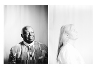 Akosua Viktoria Adu-Sanyah, Gabriele Maria Elisabeth Adu-Sanyah (geb. Schlüter) und Stephen Kofi Adu-Sanyah, Werkgruppe: Inheritance  – poems of Non-Belonging, 2020, SW-Fotografien, je 50 x 70 cm