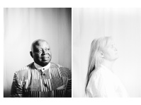 Akosua Viktoria Adu-Sanyah, Gabriele Maria Elisabeth Adu-Sanyah (geb. Schlüter) und Stephen Kofi Adu-Sanyah, Werkgruppe: Inheritance  – poems of Non-Belonging, 2020, SW-Fotografien, je 50 x 70 cm