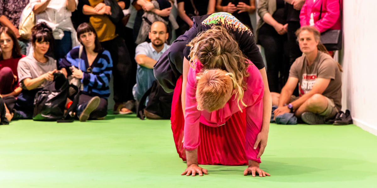 Performance Paulette Penje und Michael von Schönberg, Eröffnung LA AIR Performance Paulette Penje und Michael von Schönberg, Eröffnung LA AIR