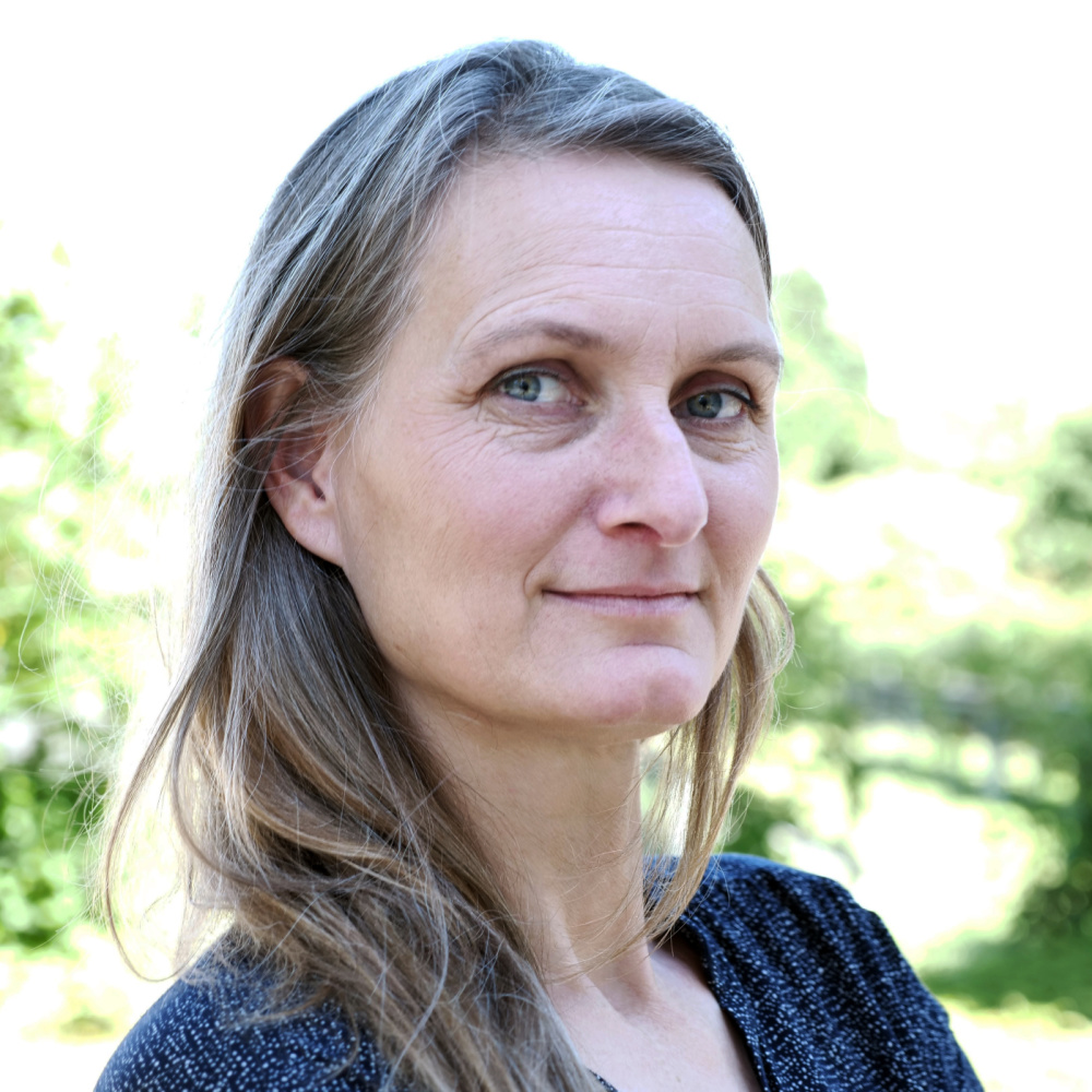 Frauke Eckhardt in der Nahaufnahme Frauke Eckhardt in der Nahaufnahme
