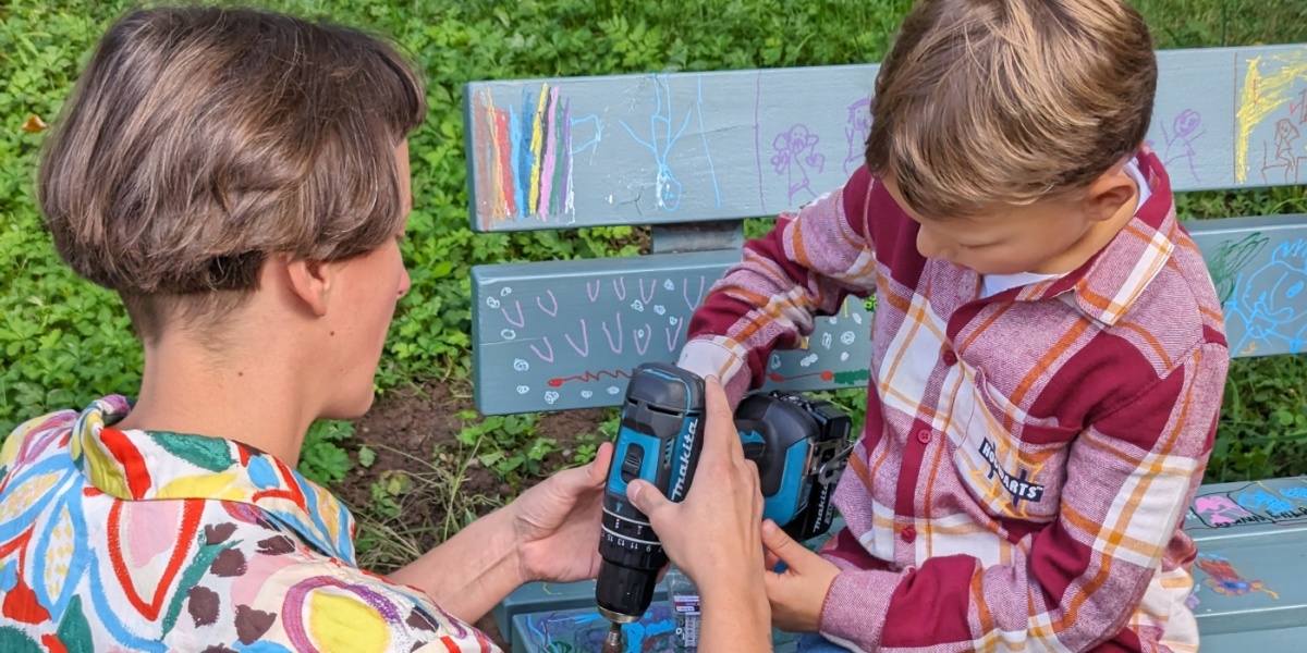 Einweihung der Kinderrechtebank Einweihung der Kinderrechtebank
